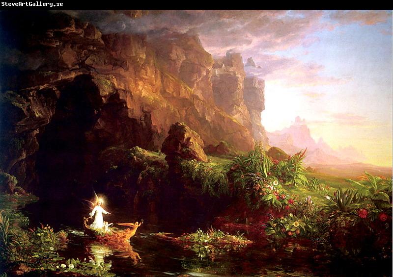 Thomas Cole The Voyage of Life Childhood